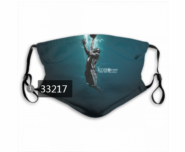 2021 NBA Los Angeles Lakers #24 kobe bryant 33217 Dust mask with filter